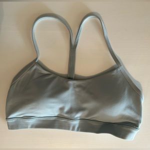 lululemon sports bra, light blue/teal